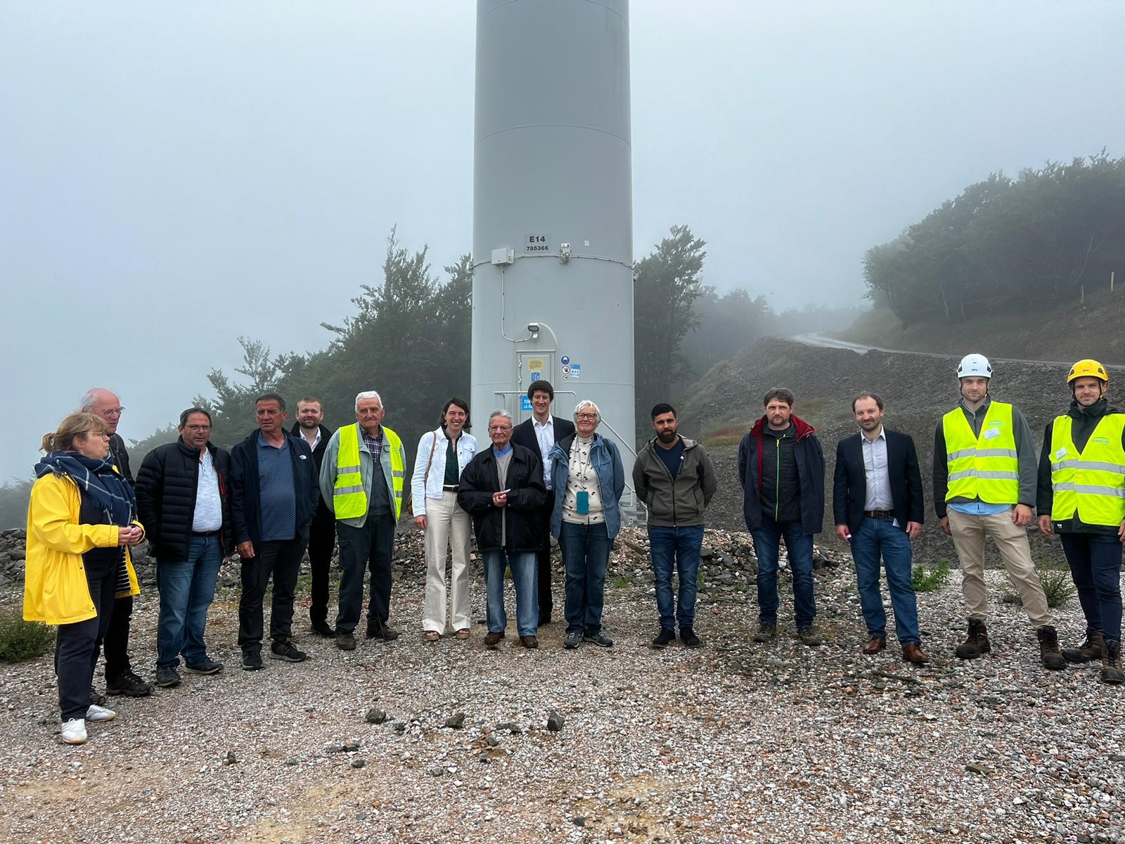 Inauguration du parc éolien de Mélagues-Le Ferrio