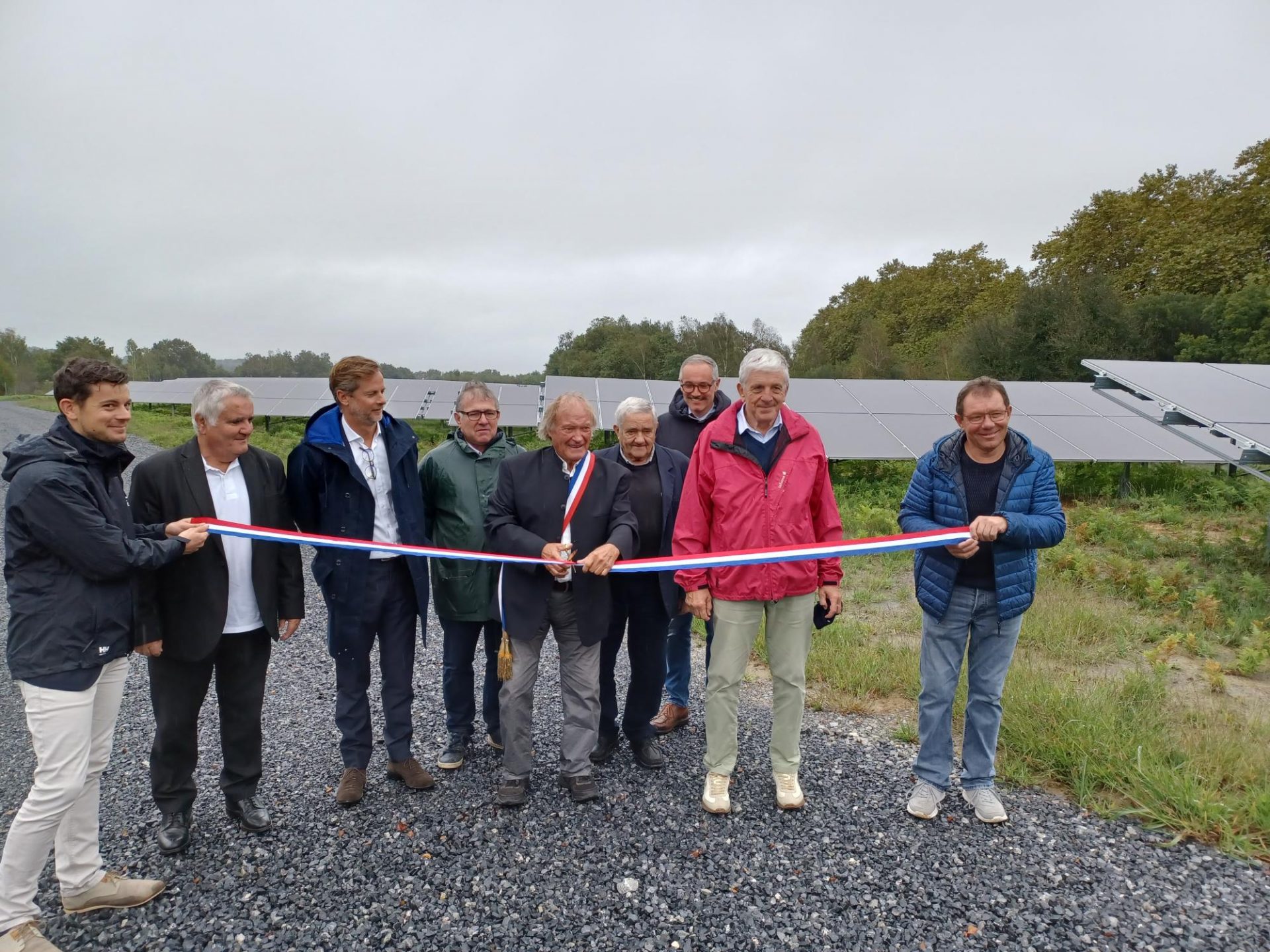 Inauguration de la centrale solaire d’Agnos (64)
